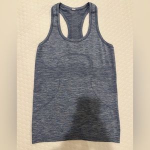 Lululemon Swiftly Tech Racerback Tank - blue/gray 6